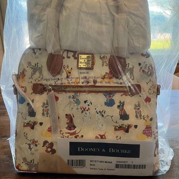Santa Tails Satchel by Dooney & Bourke - Picture 1 of 3